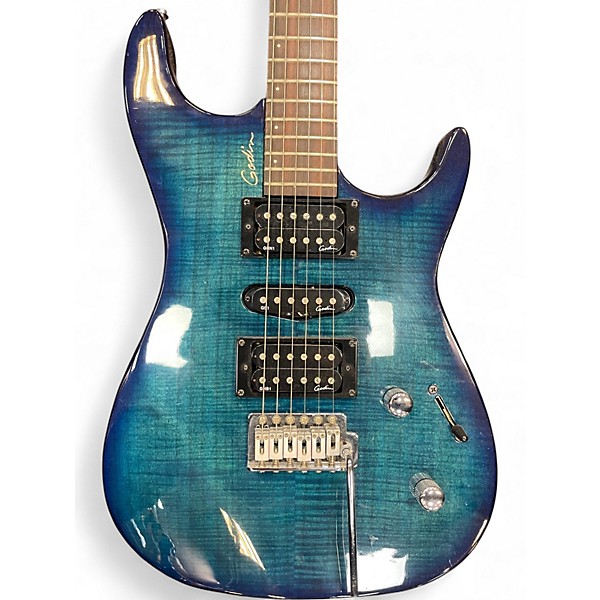Used Godin FREEWAY CLASSIC Blue Solid Body Electric Guitar