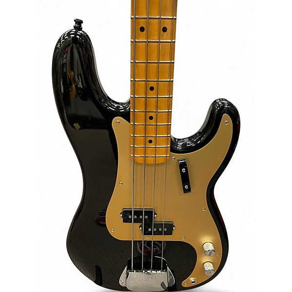 Used Fender Vintera II 50s Precision Bass Black Electric Bass Guitar