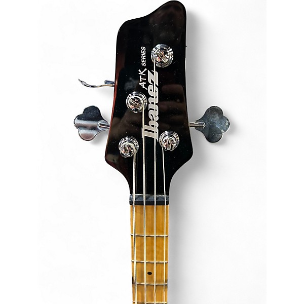 Used 2007 Ibanez atk300 Black Electric Bass Guitar