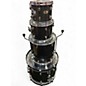 Used Pearl 4 Piece Forum BLACK SPARKLE Drum Kit