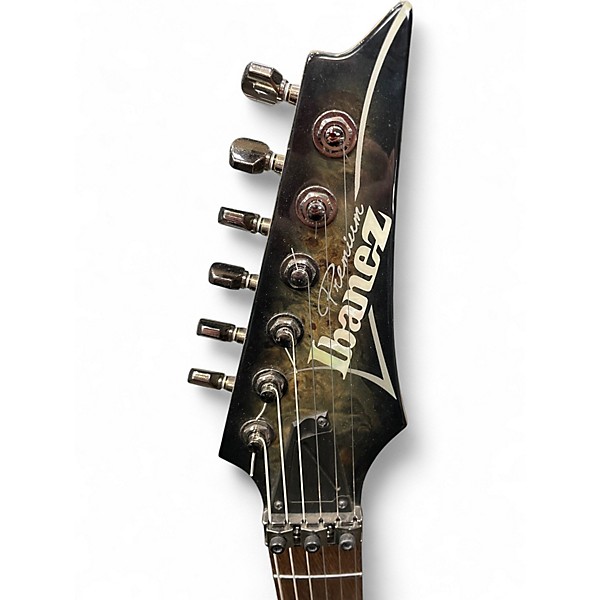 Used Ibanez RG1070PBZ Dark Burl Solid Body Electric Guitar