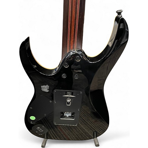 Used Ibanez RG1070PBZ Dark Burl Solid Body Electric Guitar