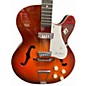 Vintage 1960s Airline Rocket H54 2 Tone Sunburst Hollow Body Electric Guitar