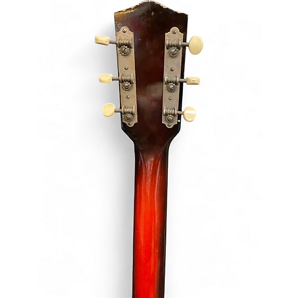 Vintage 1960s Airline Rocket H54 2 Tone Sunburst Hollow Body Electric Guitar