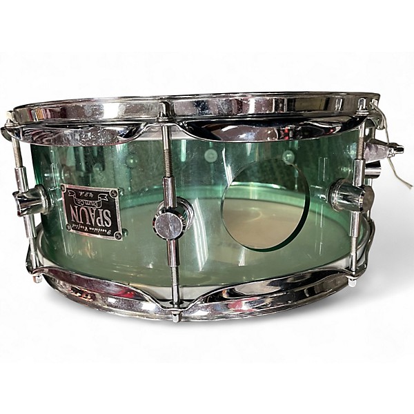 Used Spaun 14X5.5 VENTED ACRYLIC COKE BOTTLE SNARE COKE BOTTLE Drum