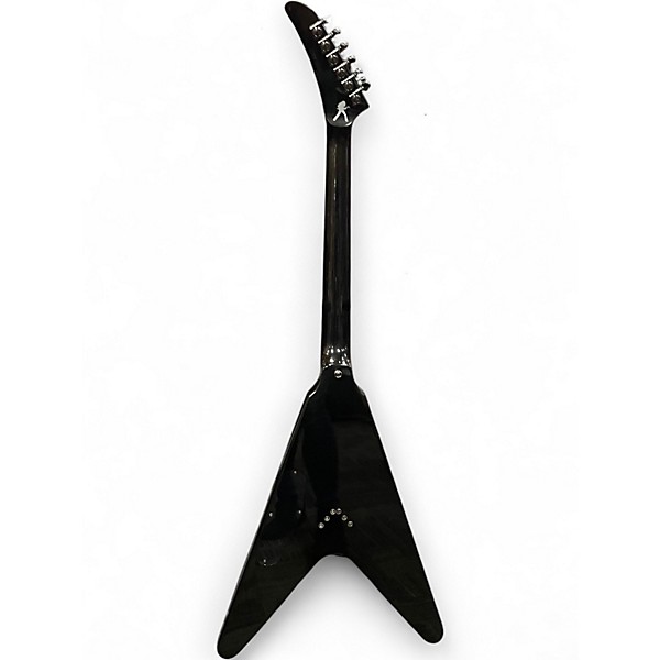 Used Epiphone DAVE MUSTAINE FLYING V BLACK METALLIC Solid Body Electric Guitar