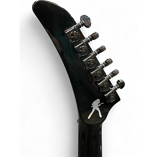 Used Epiphone DAVE MUSTAINE FLYING V BLACK METALLIC Solid Body Electric Guitar