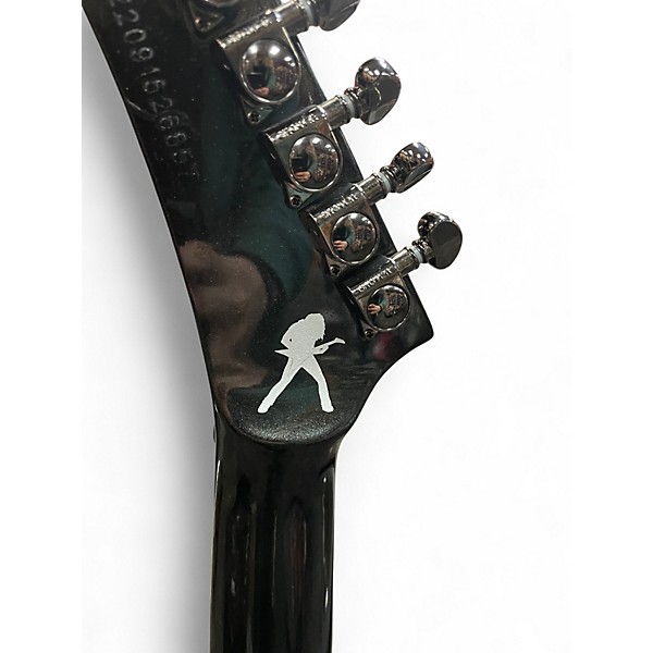 Used Epiphone DAVE MUSTAINE FLYING V BLACK METALLIC Solid Body Electric Guitar