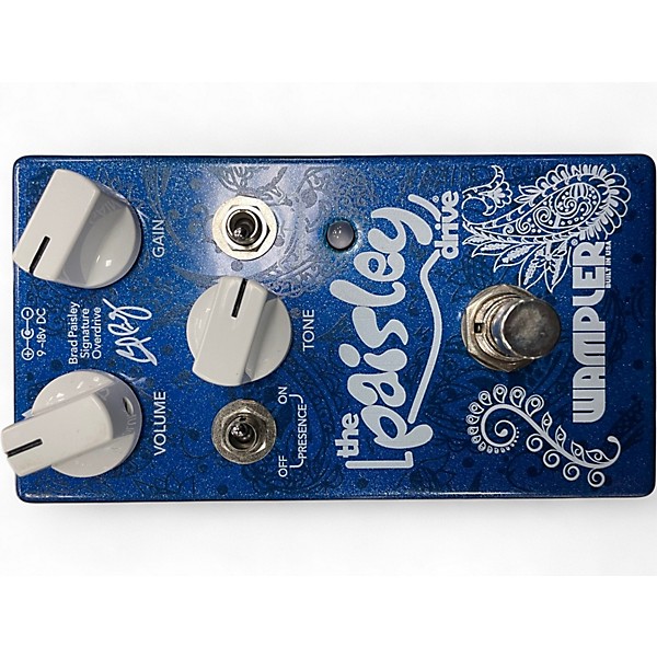 Used Wampler Brad Paisley Signature Overdrive Effect Pedal