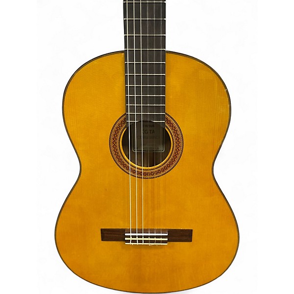 Used Yamaha CG-TA TRANSACOUSTIC Natural Classical Acoustic Electric Guitar