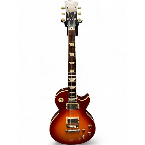 Used 2005 Gibson Les Paul Standard Premium Plus 1950S Neck Cherry Sunburst Solid Body Electric Guitar