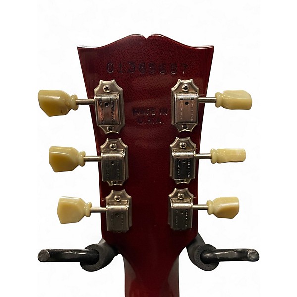 Used 2005 Gibson Les Paul Standard Premium Plus 1950S Neck Cherry Sunburst Solid Body Electric Guitar