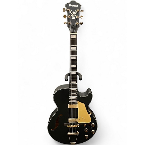 Used Ibanez AG85 Flat Black Hollow Body Electric Guitar