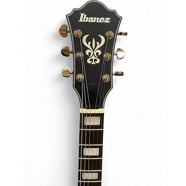 Used Ibanez AG85 Flat Black Hollow Body Electric Guitar