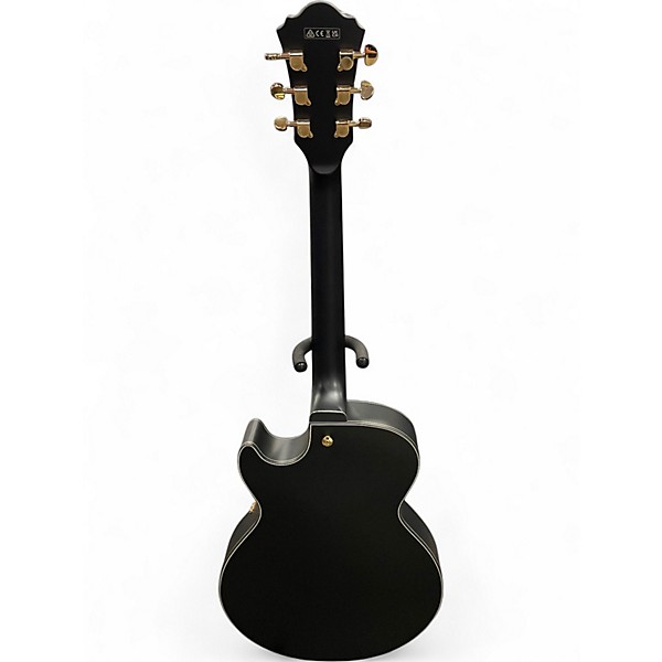 Used Ibanez AG85 Flat Black Hollow Body Electric Guitar