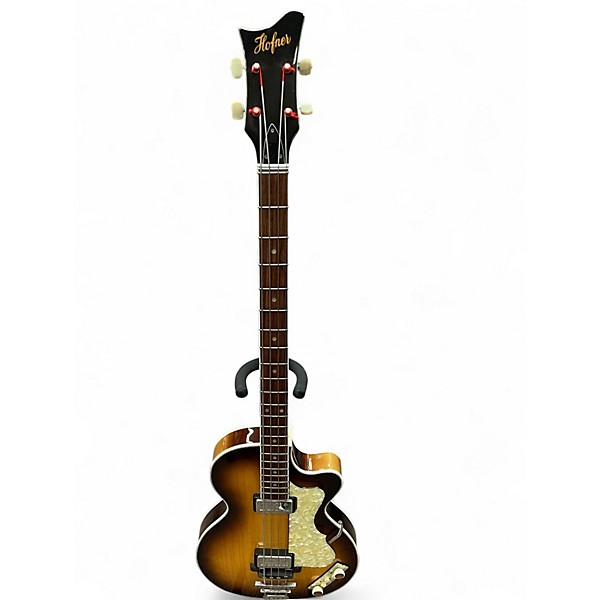 Used Hofner 500/2 CLUB 2 Color Sunburst Electric Bass Guitar