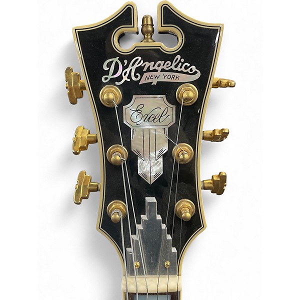 Used D'Angelico EX-SS 2 Tone Sunburst Hollow Body Electric Guitar