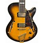 Used D'Angelico EX-SS 2 Tone Sunburst Hollow Body Electric Guitar