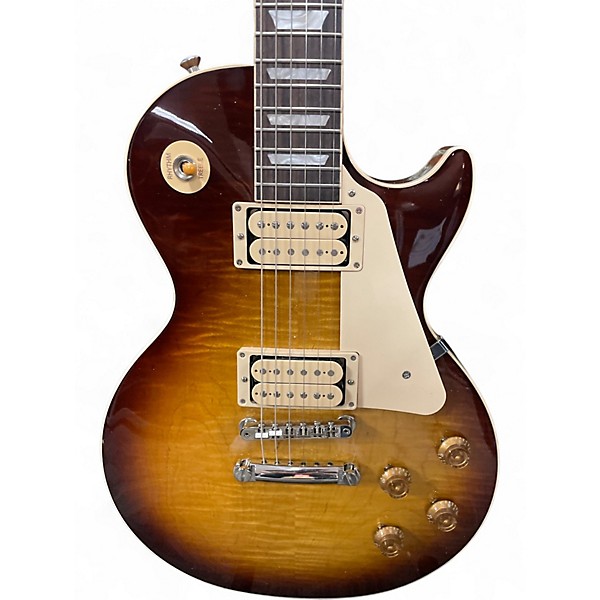 Used 2025 Gibson DOUBLE TROUBLE 50S LES PAUL Tobacco Sunburst Solid Body Electric Guitar