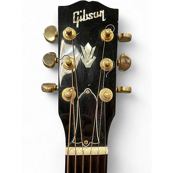 Used Gibson J-180EC Natural Acoustic Electric Guitar