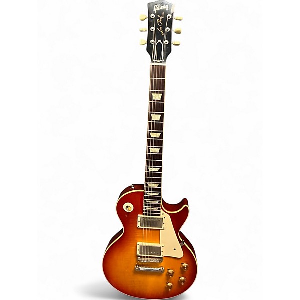 Used 2010s Gibson 1958 Reissue Les Paul R8 Heritage Cherry Sunburst Solid Body Electric Guitar
