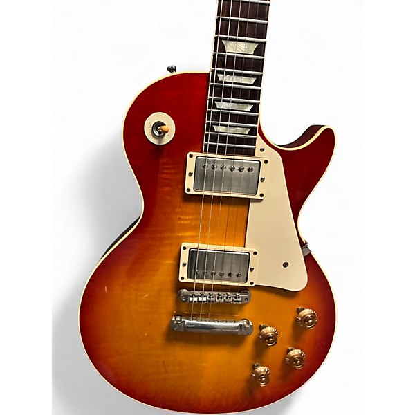 Used 2010s Gibson 1958 Reissue Les Paul R8 Heritage Cherry Sunburst Solid Body Electric Guitar