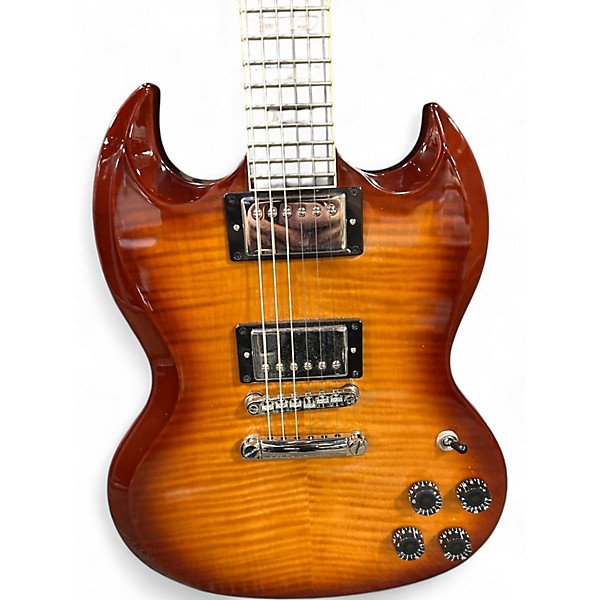 Used 2021 Epiphone SG Modern Figured Sunburst Solid Body Electric Guitar