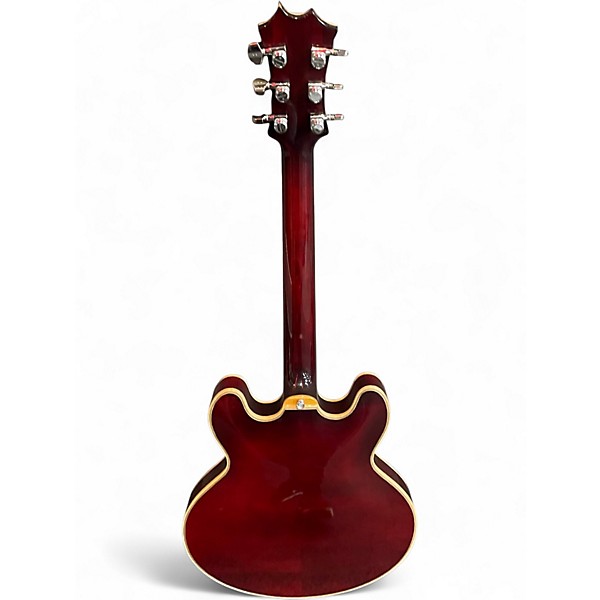 Used Maxey Green Street 3 Tone Sunburst Hollow Body Electric Guitar