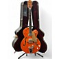 Used Gretsch Guitars G6120SSLVO Brian Setzer Signature Orange Hollow Body Electric Guitar thumbnail