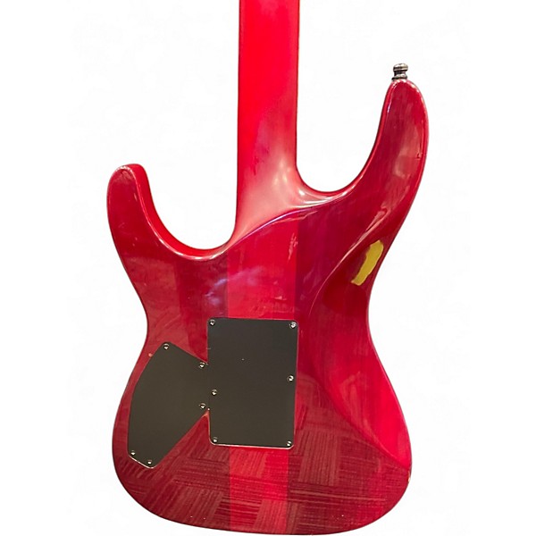 Used ESP LTD MH103QM red Solid Body Electric Guitar