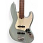 Used 2017 Fender American Professional Jazz Bass STORM GRAY Electric Bass Guitar