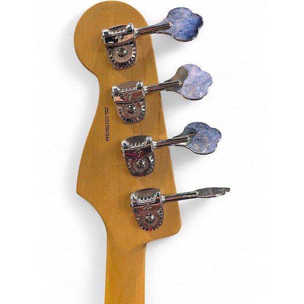 Used 2017 Fender American Professional Jazz Bass STORM GRAY Electric Bass Guitar