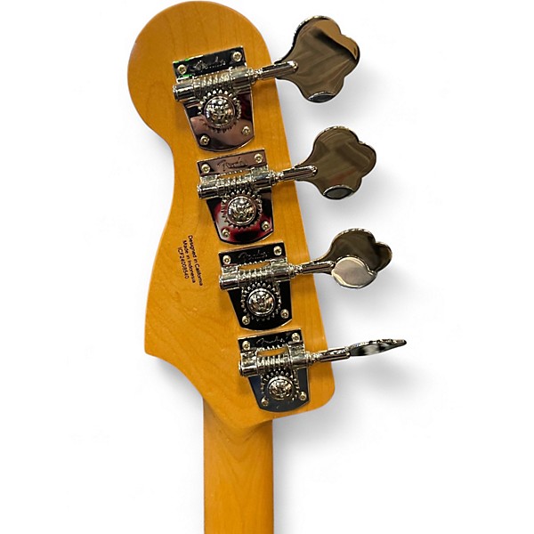 Used Fender Standard Precision Bass Alpine White Electric Bass Guitar