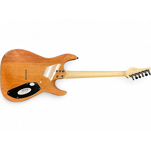 Used Schecter Guitar Research CR-6 Aquaburst Solid Body Electric Guitar