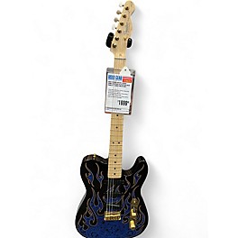 Used Fender Artist Series James Burton Telecaster Blue Paisley Flames Solid Body Electric Guitar