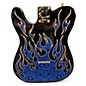 Used Fender Artist Series James Burton Telecaster Blue Paisley Flames Solid Body Electric Guitar