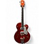 Used 2008 Gretsch Guitars BRIAN G6120SHTTV Metallic Orange Hollow Body Electric Guitar thumbnail