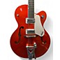 Used 2008 Gretsch Guitars BRIAN G6120SHTTV Metallic Orange Hollow Body Electric Guitar