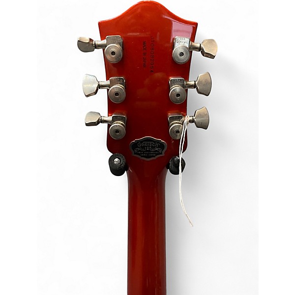 Used 2008 Gretsch Guitars BRIAN G6120SHTTV Metallic Orange Hollow Body Electric Guitar