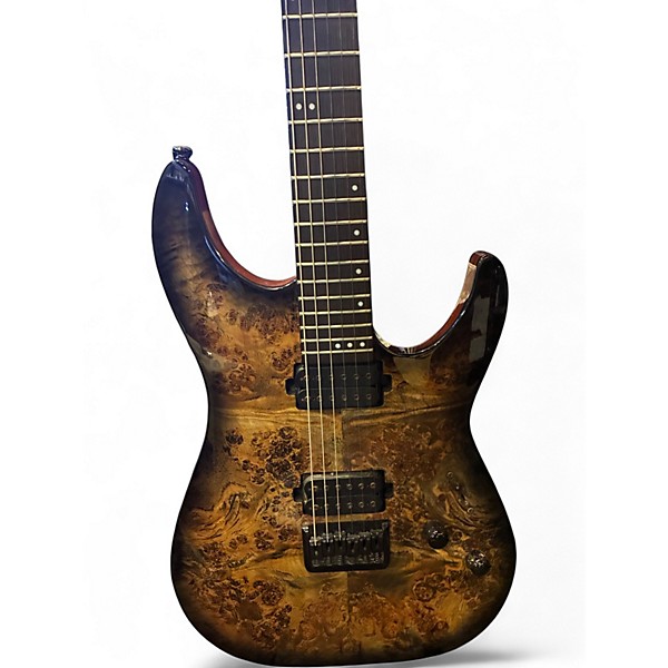 Used Schecter Guitar Research CR-6 Charcoal Burst Solid Body Electric Guitar