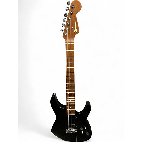 Used Charvel DK 24 PRO Mod Black Solid Body Electric Guitar