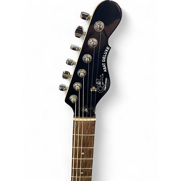 Used G&L Tribute ASAT Deluxe Trans Black Solid Body Electric Guitar