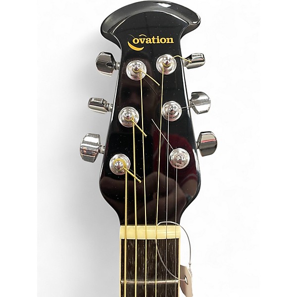 Used Ovation CC-28 Black Acoustic Electric Guitar