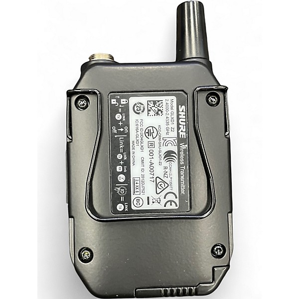 Used Shure GLX-D SM58 + WL185 Wireless System