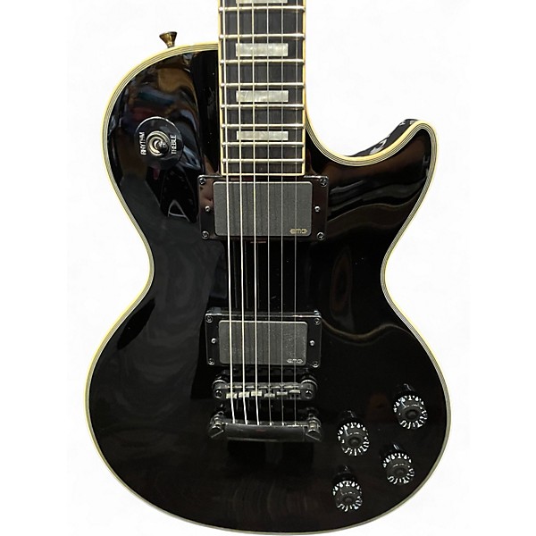Used Epiphone les paul custom MKH Black Solid Body Electric Guitar