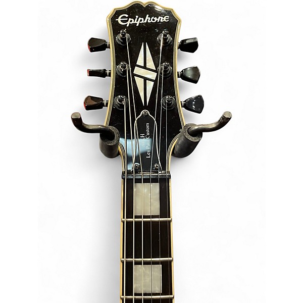 Used Epiphone les paul custom MKH Black Solid Body Electric Guitar