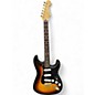 Used Fender Deluxe Players Stratocaster 3 Color Sunburst Solid Body Electric Guitar thumbnail
