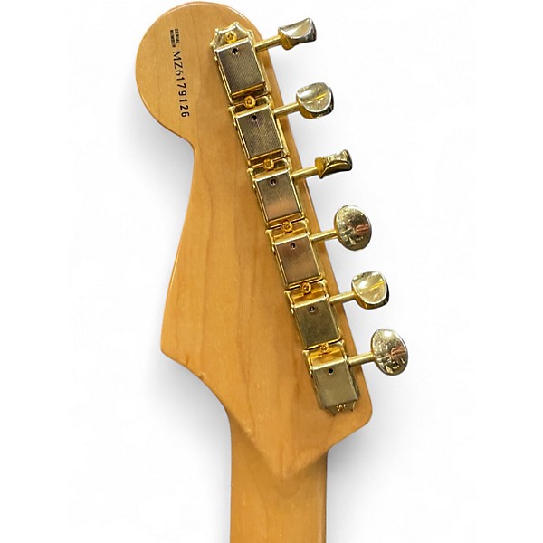 Used Fender Deluxe Players Stratocaster 3 Color Sunburst Solid Body Electric Guitar