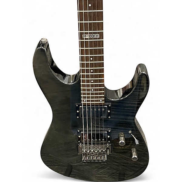 Used ESP LTD FM100 Trans Green Solid Body Electric Guitar