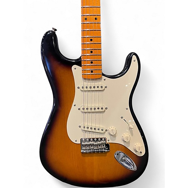 Used 2009 Fender Artist Series Eric Johnson Stratocaster 2 Color Sunburst Solid Body Electric Guitar